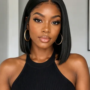 SDD 13×4 Lace Front Straight Wig 10–20" Natural Black SDD