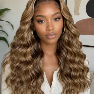 Magic Bouncy 13×4 Lace Front Wig SDD 4/27 Piano 18–20"