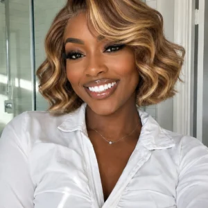13×4 Water Curl Short Wig