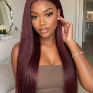 13×4 Lace Front Wig Grey Straight 10"