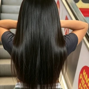 360 Lace Straight Wig – Natural Black – 20–28"