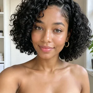FUMI Water Wave/Jerry Curl 4×4 Glueless Wig – Super Double Drawn – 16–22″