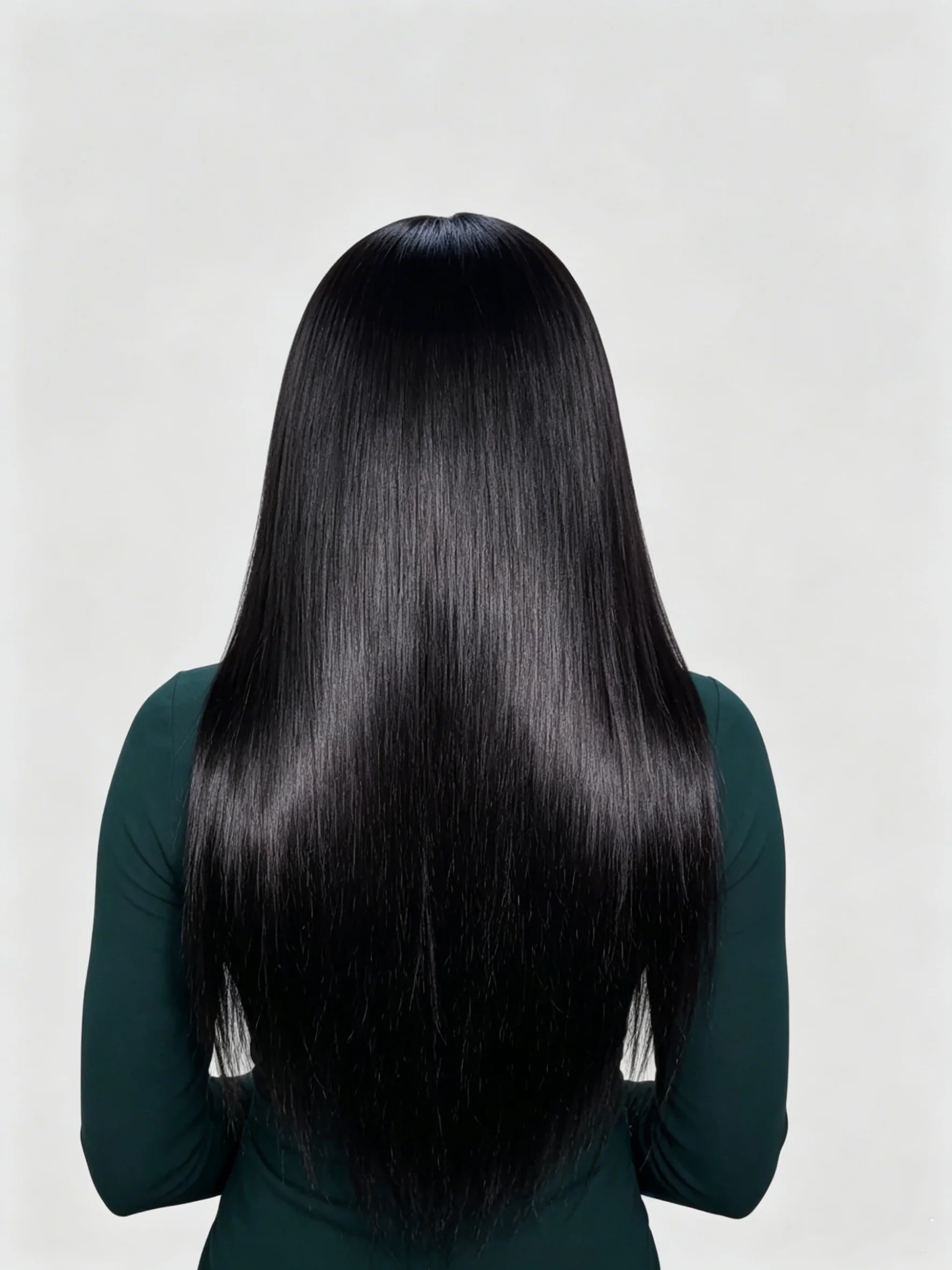 SDD Vietnamese Raw Hair Straight 13×4 Lace Front Wig Chocolate Brown 26" - Image 3