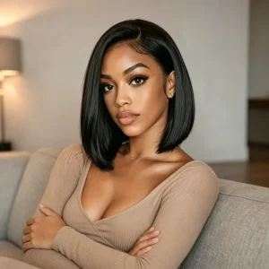 SDD Vietnamese 13×4 Lace Front Straight Wig Natural Black 10–22"