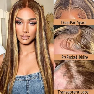 8" Straight 13×4 Lace Front Wig