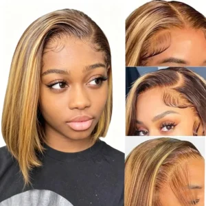 13×4 DD Straight Bob Wig – Piano – 8"/10"/14"/16"
